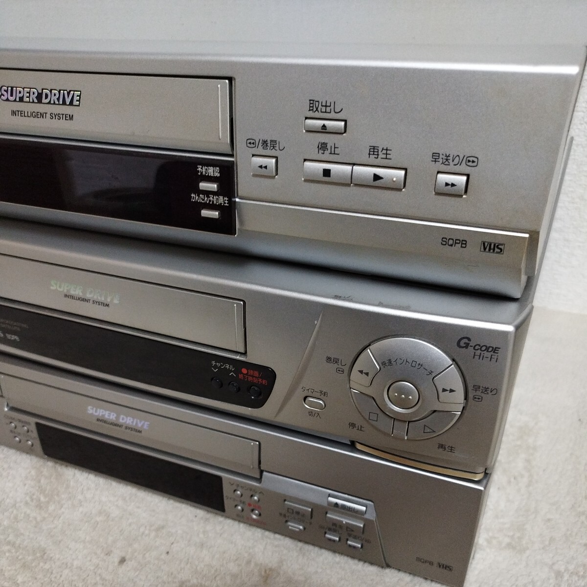 Panasonic パナソニック VHSビデオデッキ NV-HV1 NV-HB330 NV-HV61 ビデオデッキ まとめ売り_画像3