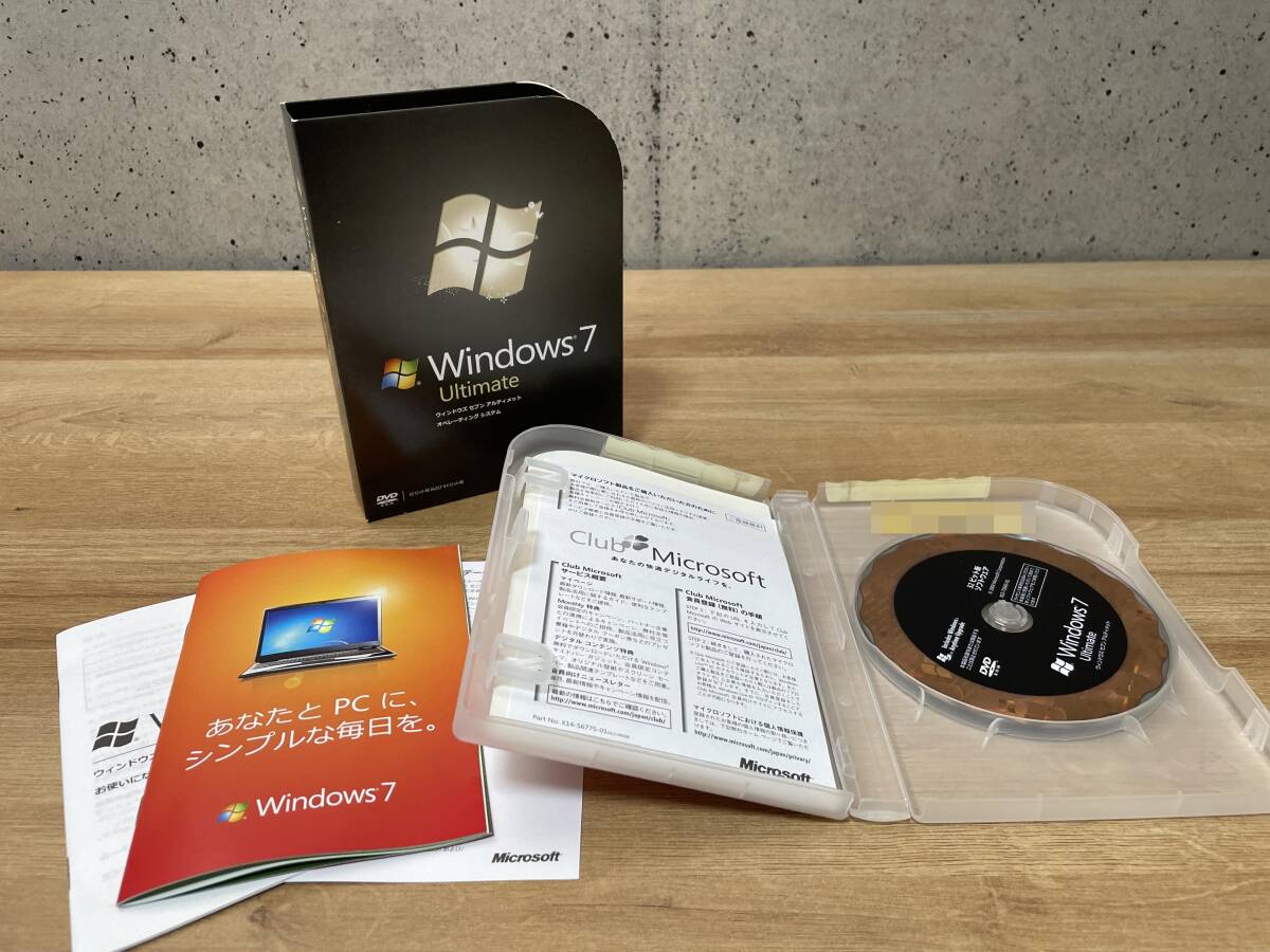 OS Microsoft Windows 7 Ultimate オペレーティングシステム マイクロソフト ウインドウズ アルティメット_画像1