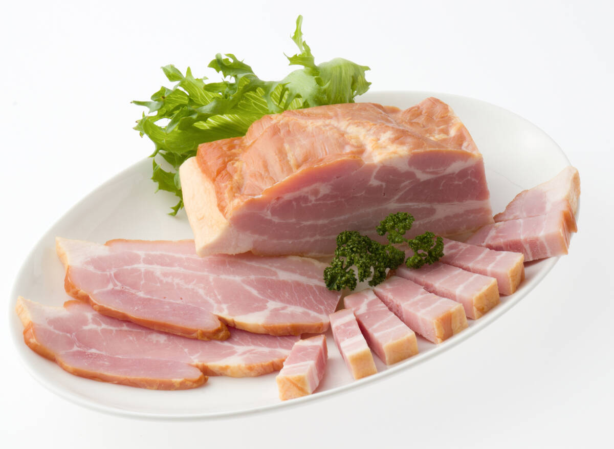  profitable commodity! thickness cut . bacon block 1kg entering okonomi . cut is possible to do cut . dropping business use 