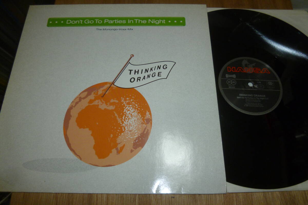  12” THINKNG ORANGE // DON'T GO TO PARTIES IN THE NIGHTの画像1