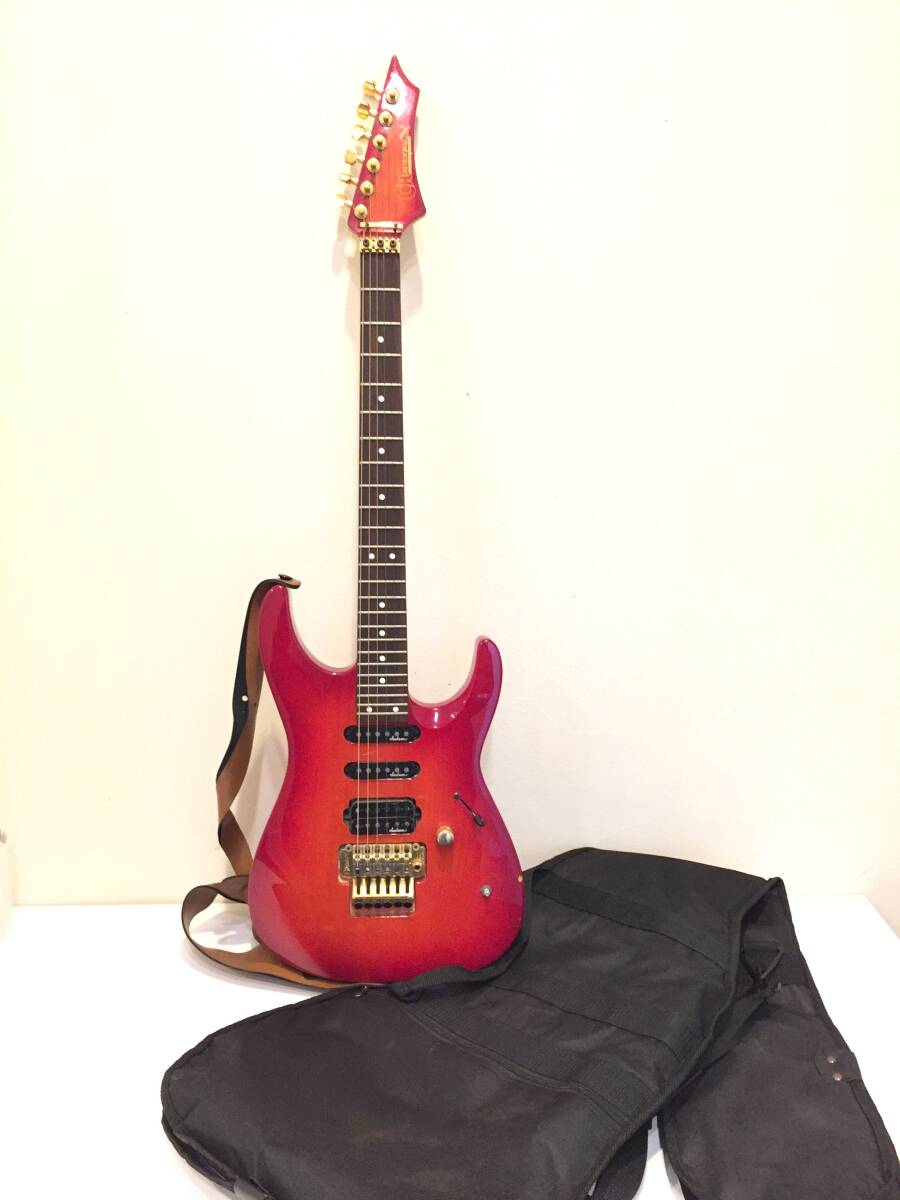 【中古品】CHARVEL BY JACKSON シャーベル エレキギター レッド ソフトケース付き 弦弾き未確認 弦楽器 楽器 長期保管品の画像1