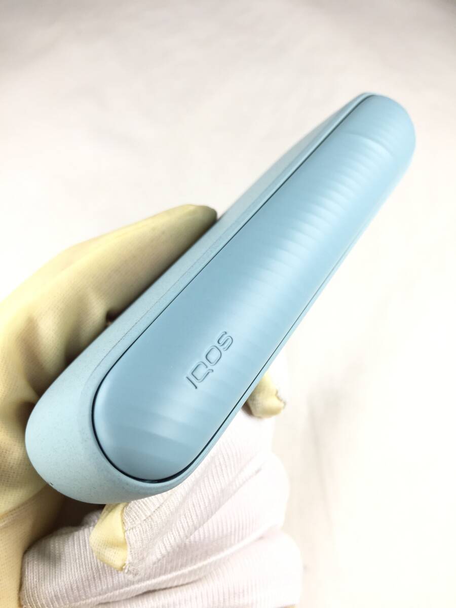 [ б/у * прекрасный товар ]IQOS ILUMA i Iqos il mai Breeze Blue электризация подтверждено рабочее состояние подтверждено корпус только нагревание тип электронный сигареты товары для курения курение .