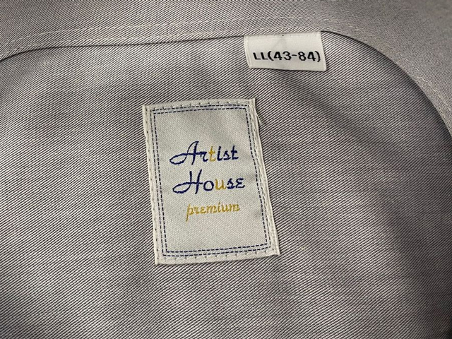 【1942】EAQR10-70■LL（43-84）■長袖ドレスシャツ■Artist House premium CORDURA ワイシャツ _画像3