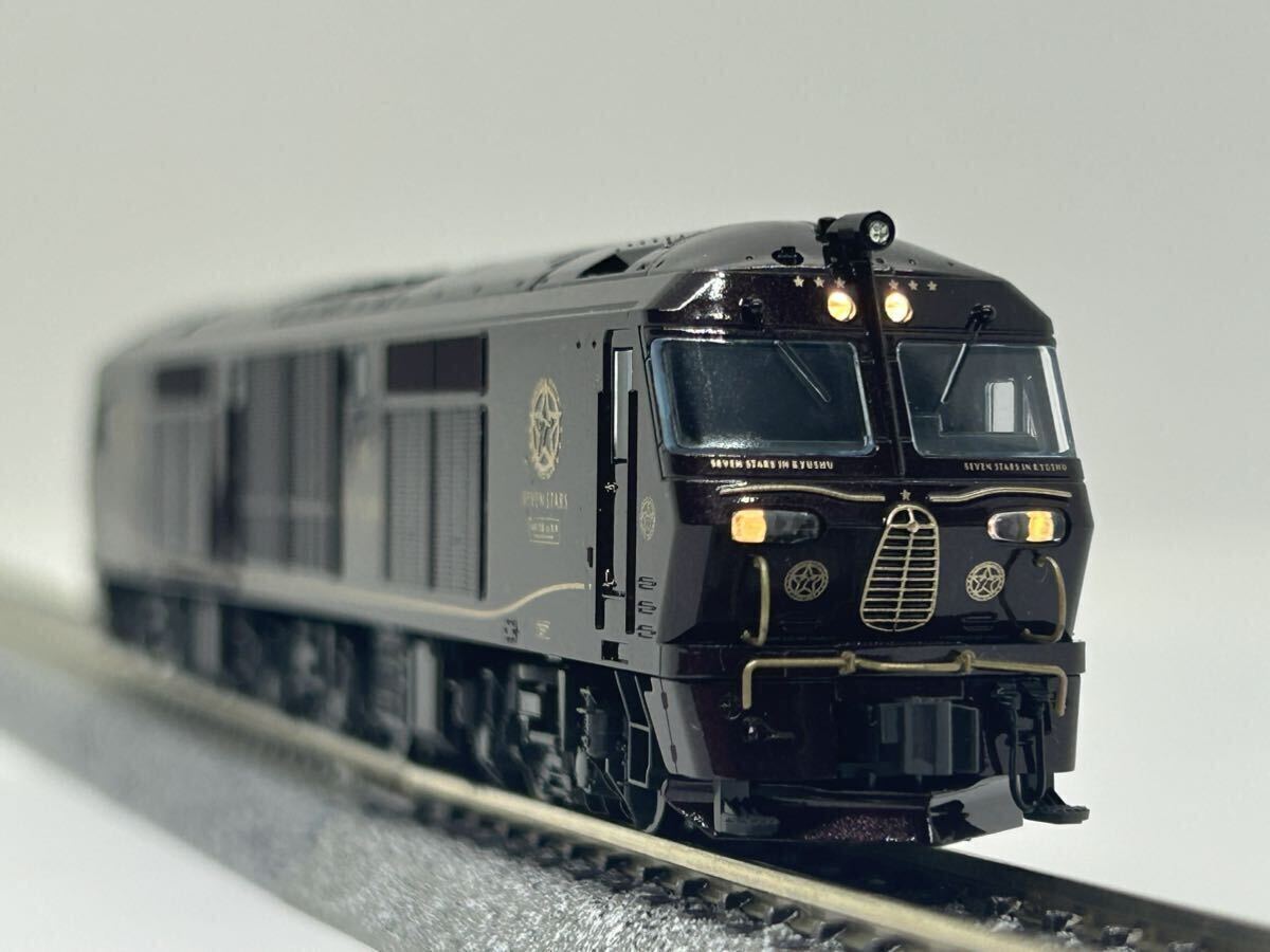 DF200-7000(M) diesel locomotive operation verification * light lighting verification single goods KATO 10-1519 cruise to rain [... star in Kyushu ] 8 both set ... goods 