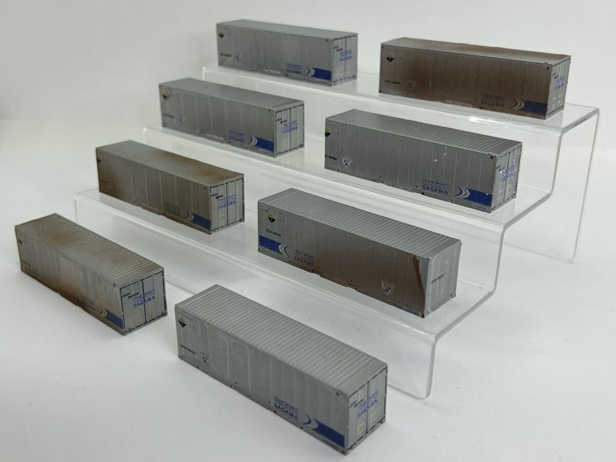 .. N gauge . car we The ring processed goods U53A Sagawa Express container together 8 piece 
