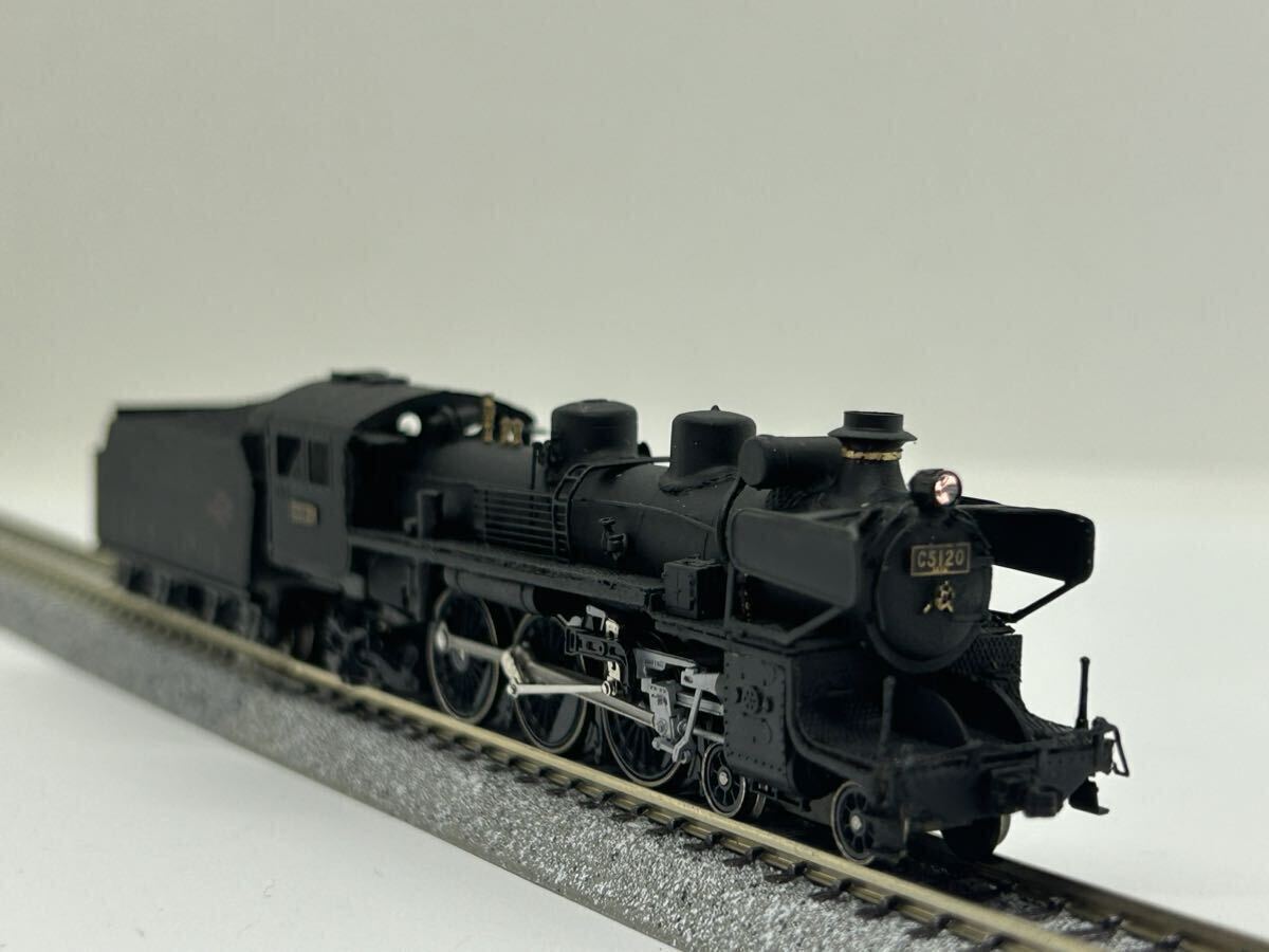 C51-20 operation verification * light lighting verification King s hobby N gauge C51. diff type brass made steam locomotiv power KATO