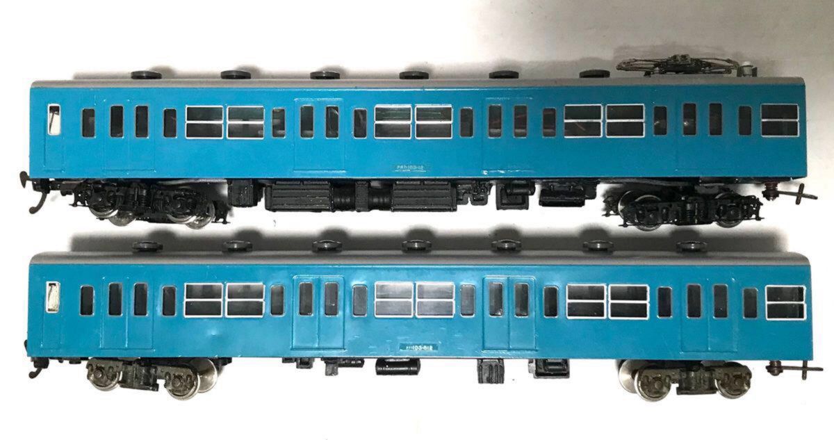 HOゲージ 103系通勤型電車 スカイブルー 2両セット|Yahoo HOゲージ 103系通勤型電車 スカイブルー 2両セット|Yahoo