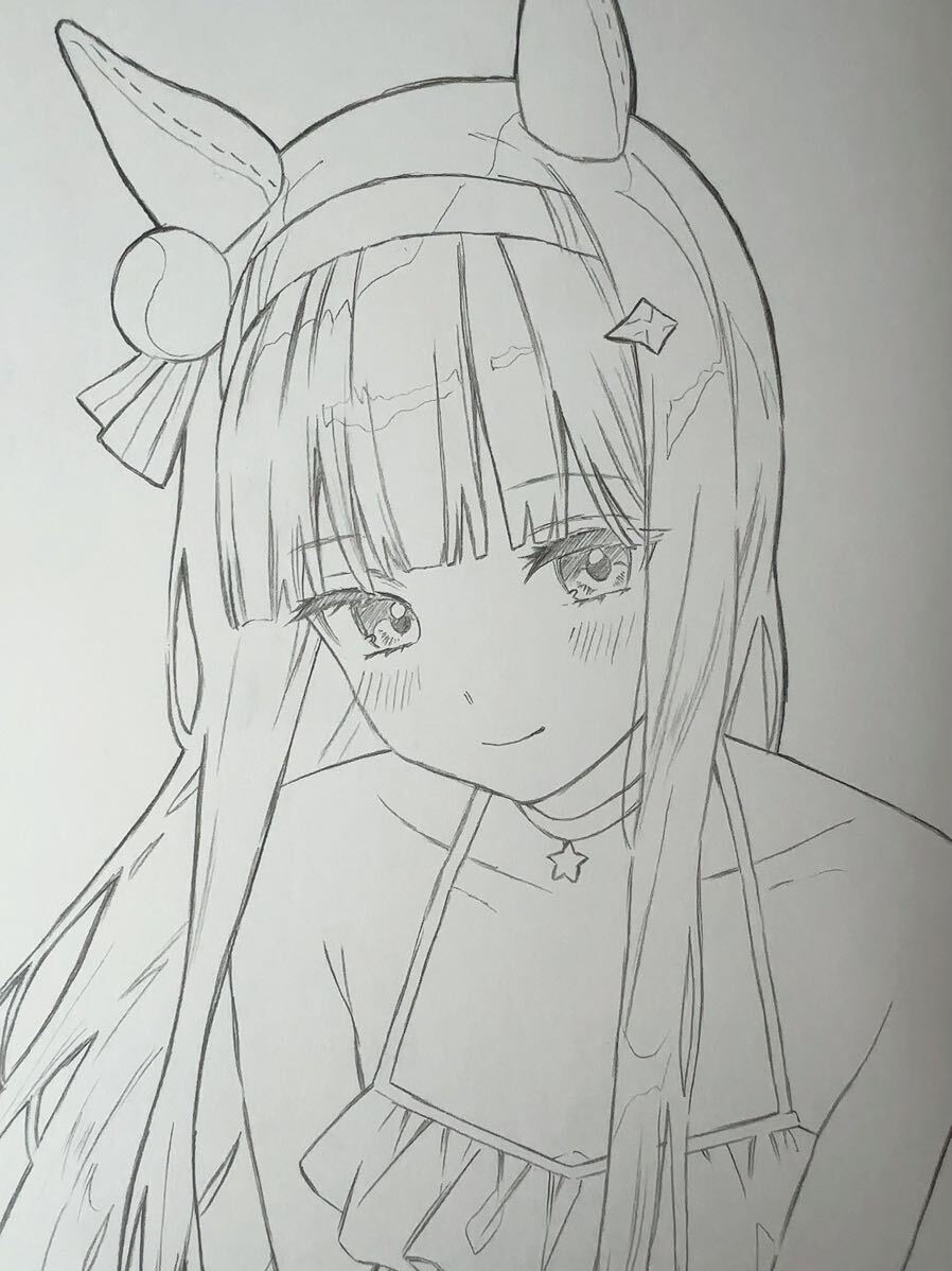 手描きイラスト ウマ娘 サイレンススズカの画像1