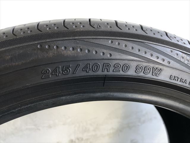 激安中古タイヤ　　245/40R20 99W ヨコハマ　BLUEarth RV-02 19年製　　4本_画像6