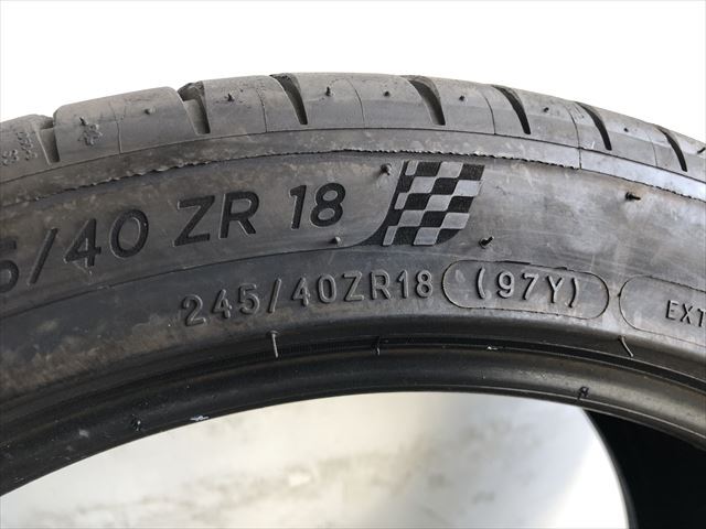 激安中古タイヤ　　245/40ZR18 97Y ミシュラン　pilot sport 4 21年製　　2本_画像4