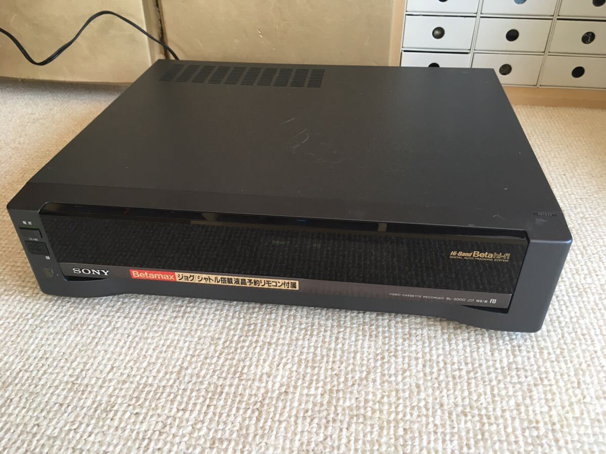 SONY ソニー SL-200D ベータビデオデッキ Betamax ジャンク品_画像1