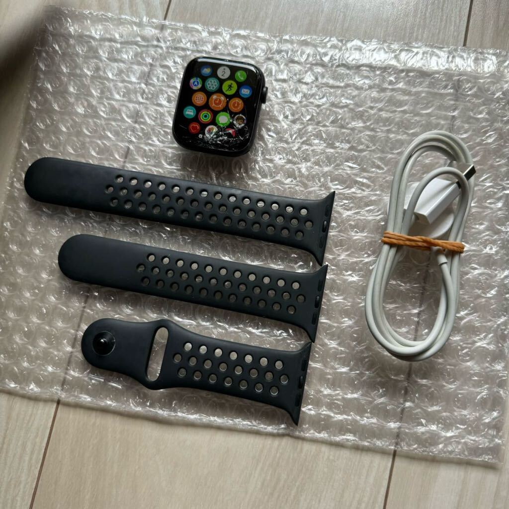 Apple Watch Series 5 Nike GPSモデル 44MM スペースグレイ ジャンク 1円スタート！の画像8