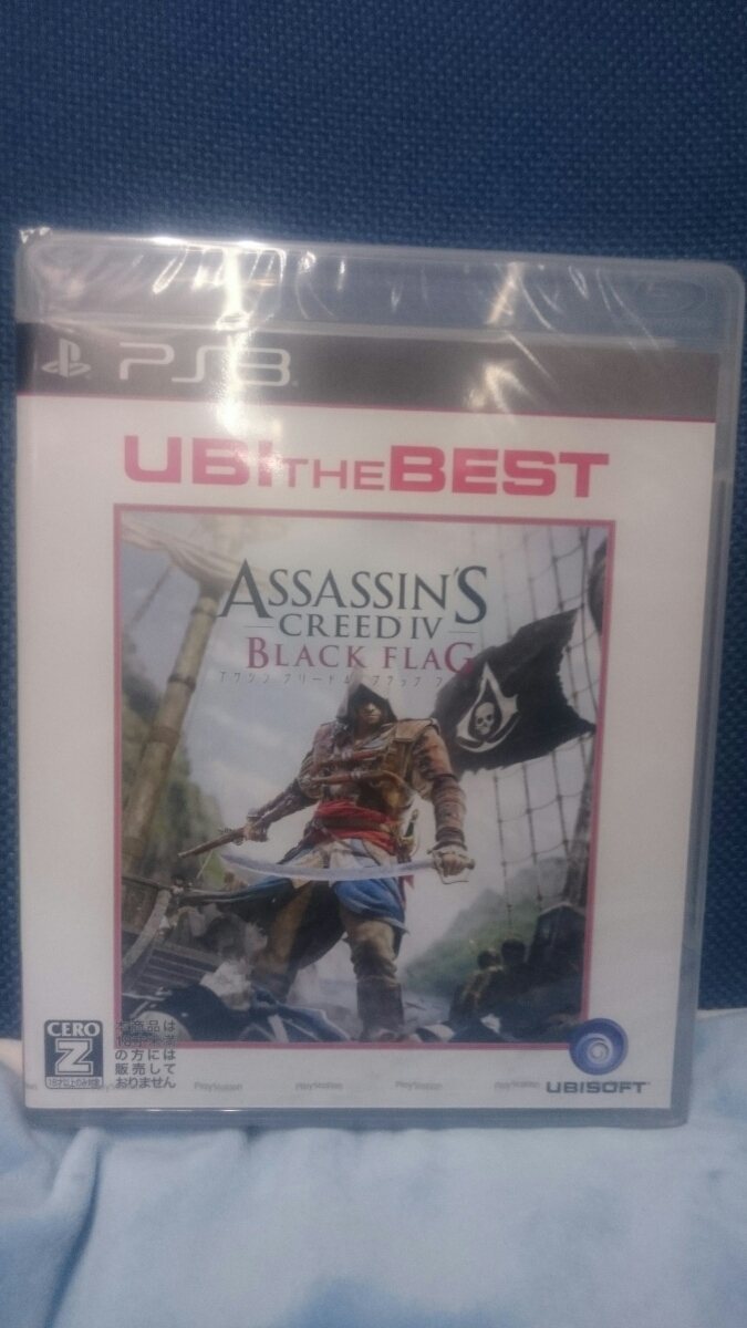 新品 PS3 アサシンクリード4 ブラックフラッグBest 未開封　ASSASSIN'S CREED Ⅳ_画像1