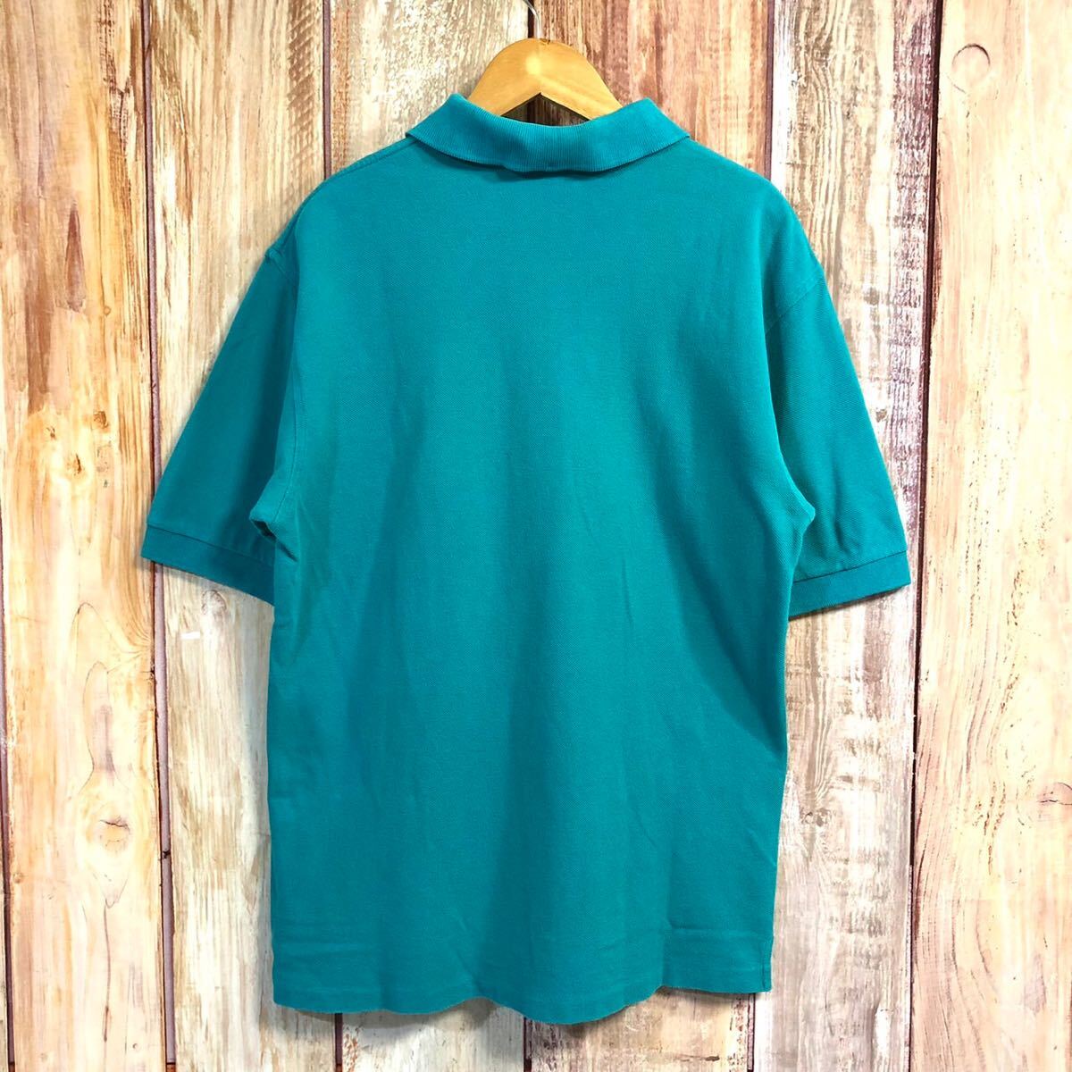  Yves Saint-Laurent Yves Saint Laurent Vintage man and woman use tops polo-shirt with short sleeves Logo embroidery emerald 