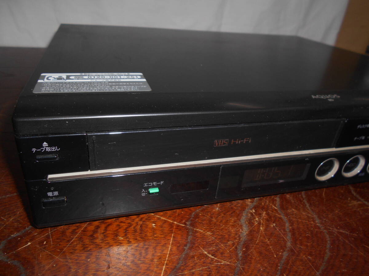 通電OKのみ●リモコンなし ジャンク 2009年 シャープ BD-HDV22 BD/HDD/VHSレコーダー_画像1