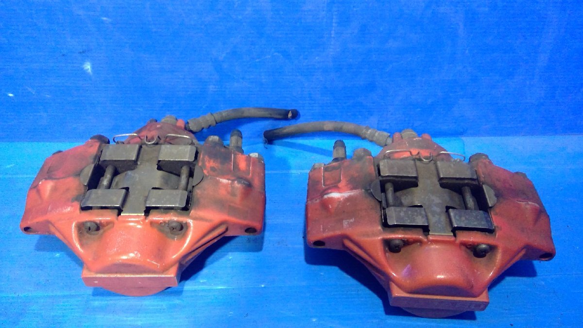 (I) Subaru Impreza GGA WRX original caliper 4 point set front rear STI rust have secondhand goods red GDA GGB BP5 BE5 BH5(2083)