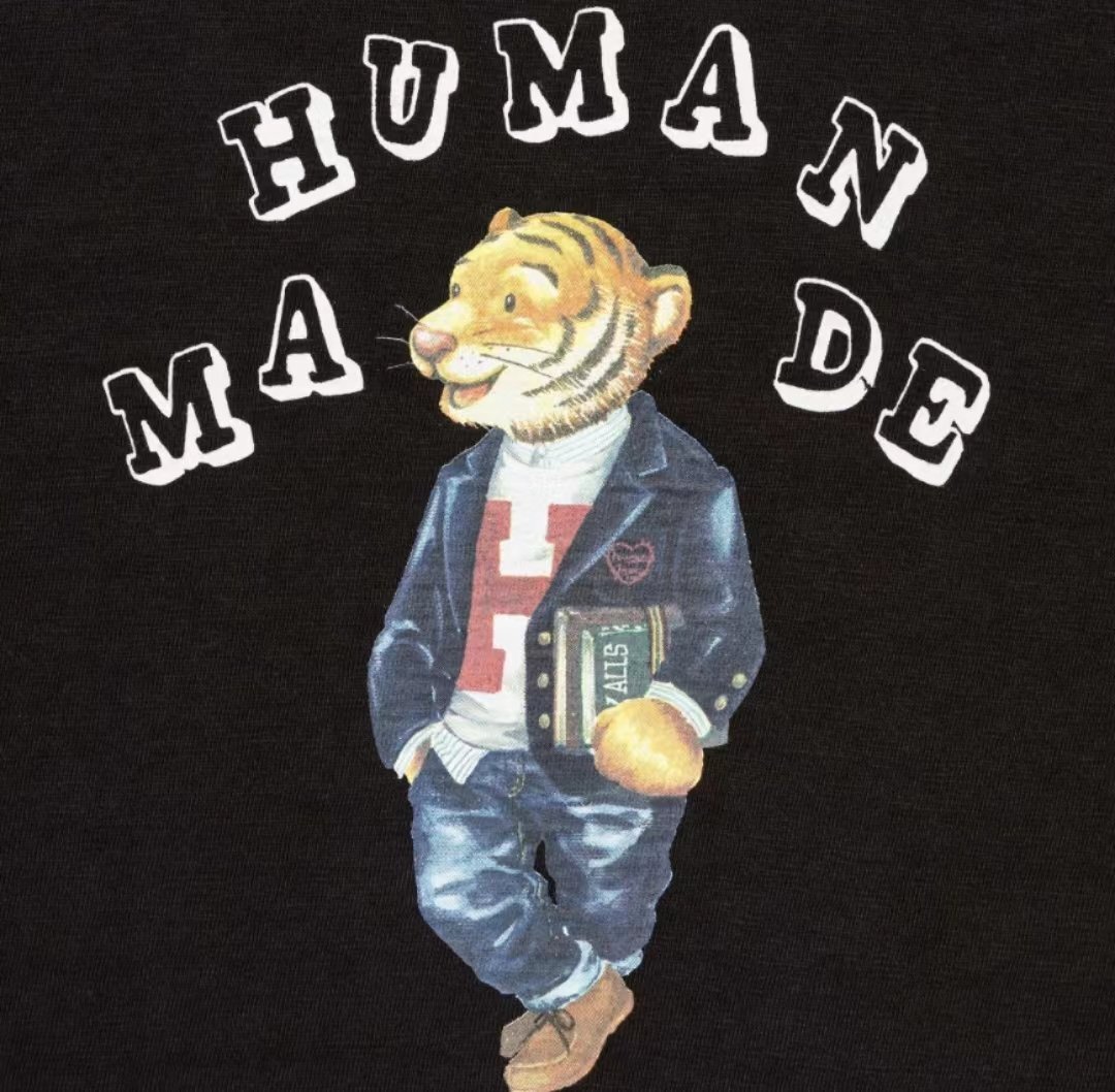 HUMAN MADE ヒューマン メイド tiger トラ GRAPHIC T-Shirt 半袖 Tシャツ ブラック M 中古 TN 1_画像2