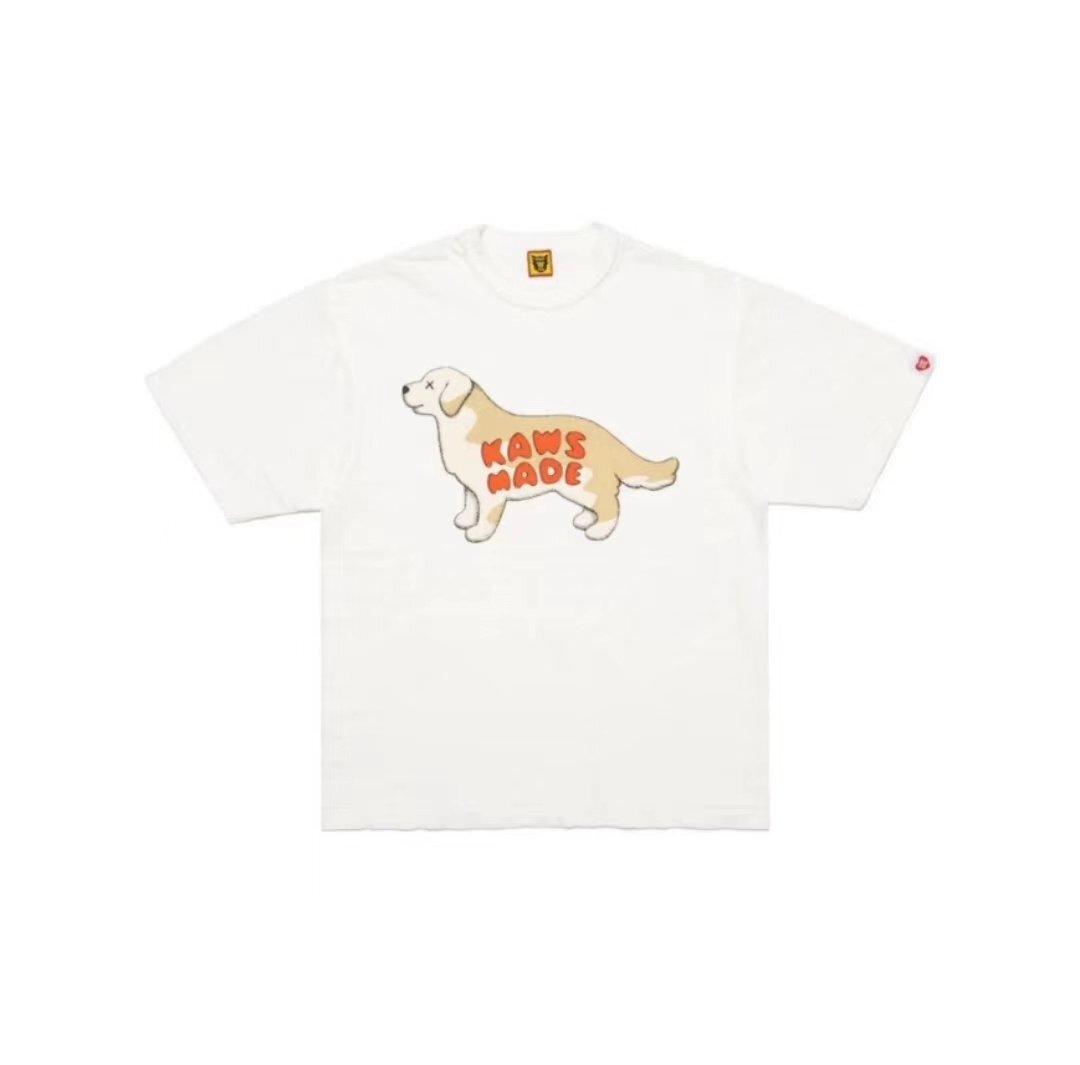 HUMAN MADE ヒューマンメイド x KAWS カウズ KAWS MADE GRAPHIC T-SHIRT 半袖 Tシャツ ホワイト M 中古 TN 1_画像1