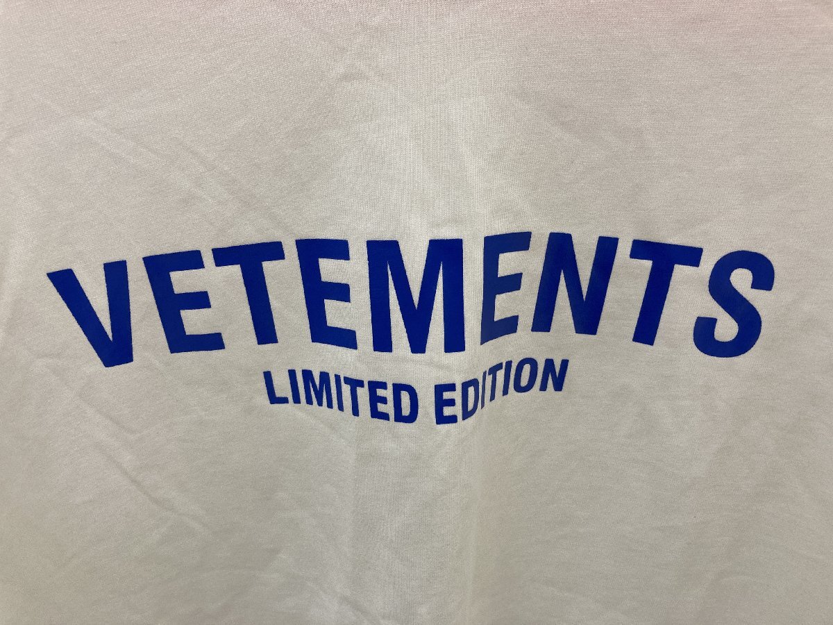 VETEMENTS ヴェトモン Oversized T-SHIRT 半袖 Tシャツ ホワイト M 中古 TN 3_画像2