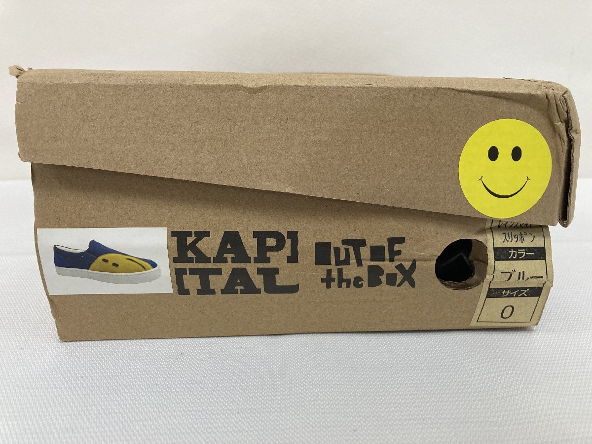 KAPITAL キャピタル RAINBOWY レインスマイルスリッポン 靴 スニーカー SNEAKER 中古 ブルー サイズ：0 23.5cm TN １_画像10