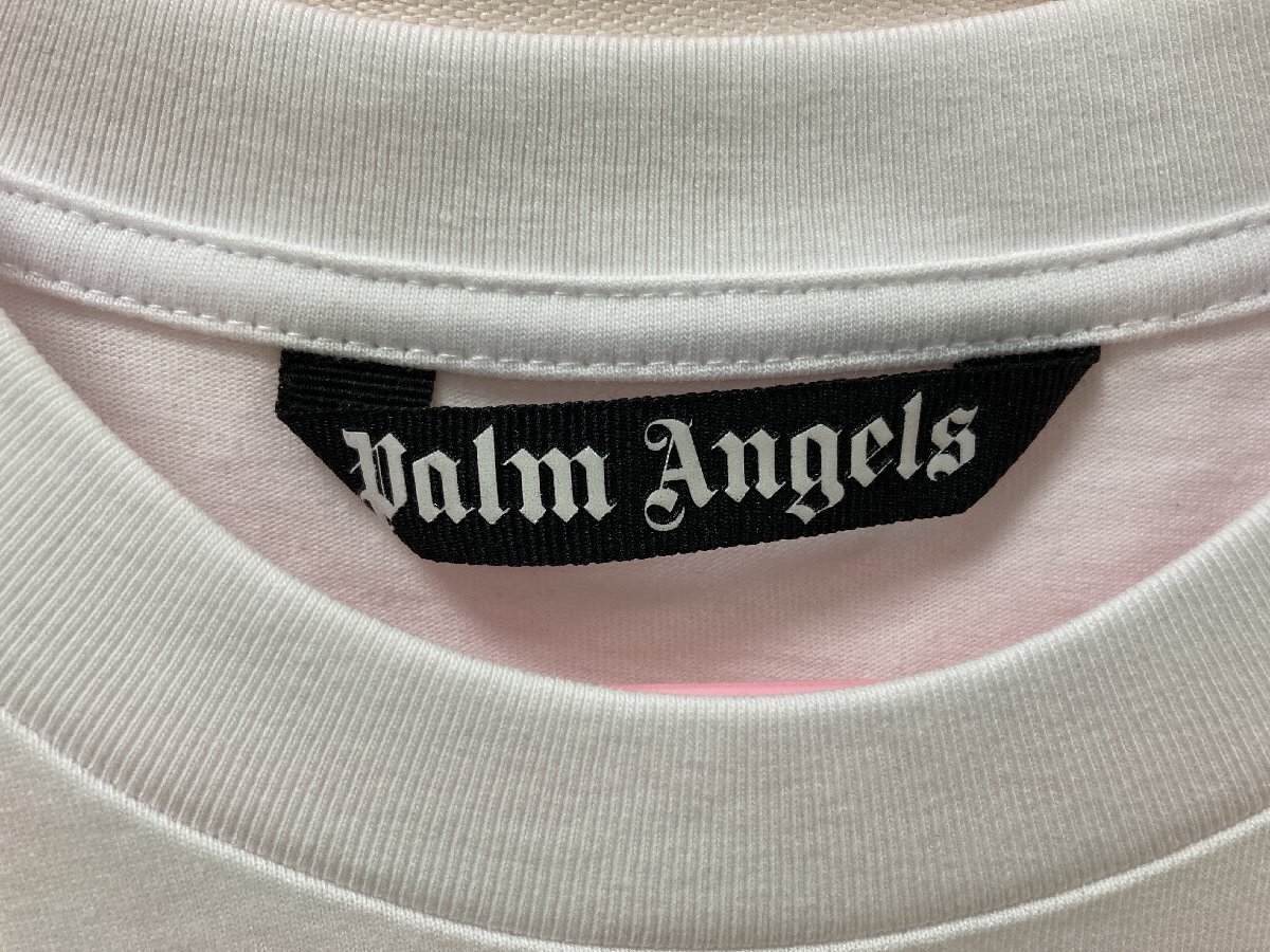 Palm Angels Script Logo Tee T-shirt 半袖 Tシャツ ホワイト M 中古 TN 7_画像5