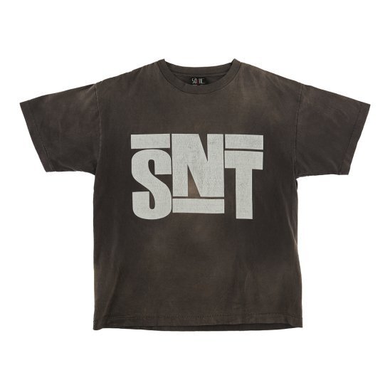 LASTMAN×SAINT SS TEE SNT / BLACK T-SHIRT 半袖 Tシャツ M 中古 TN 1の画像1
