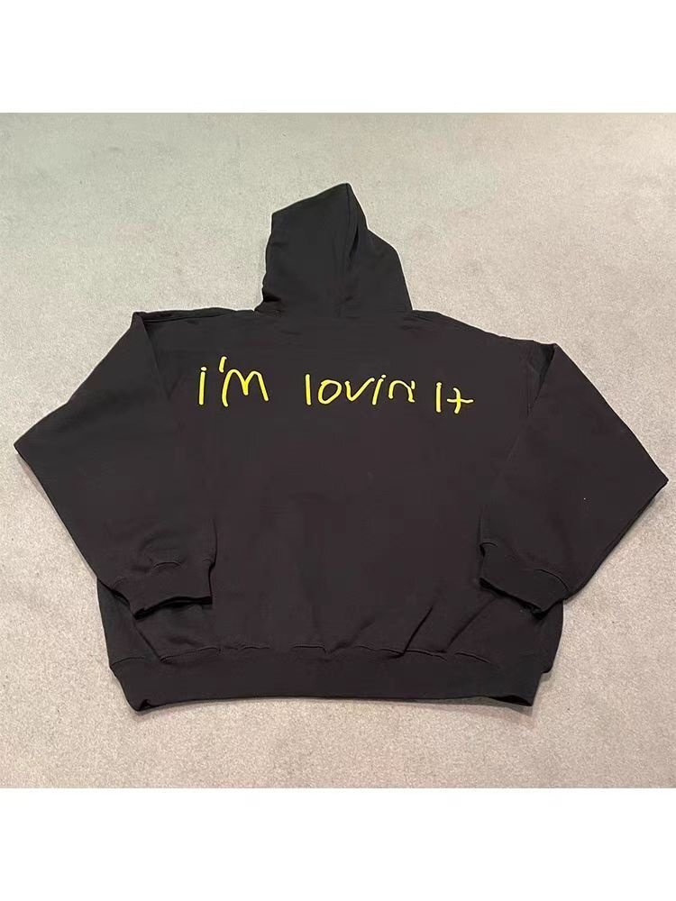 TRAVIS SCOTT Travis Scott Cactus Jack x Mcdonald Zip Parker parka fashion black used M TN 7