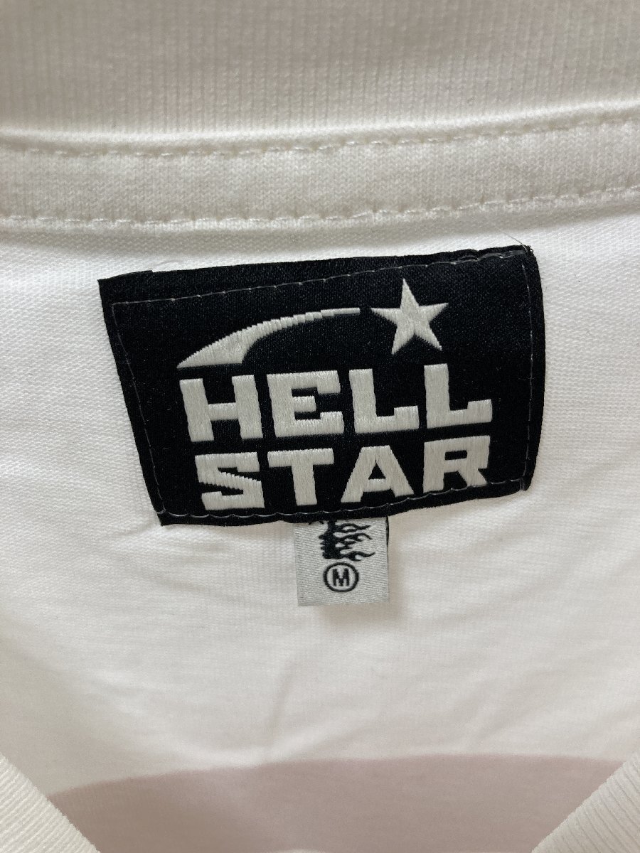 Hellstar ヘルスター Sport Logo Gel T-shirt White 半袖 Tシャツ ホワイト M 中古 TN 1_画像3