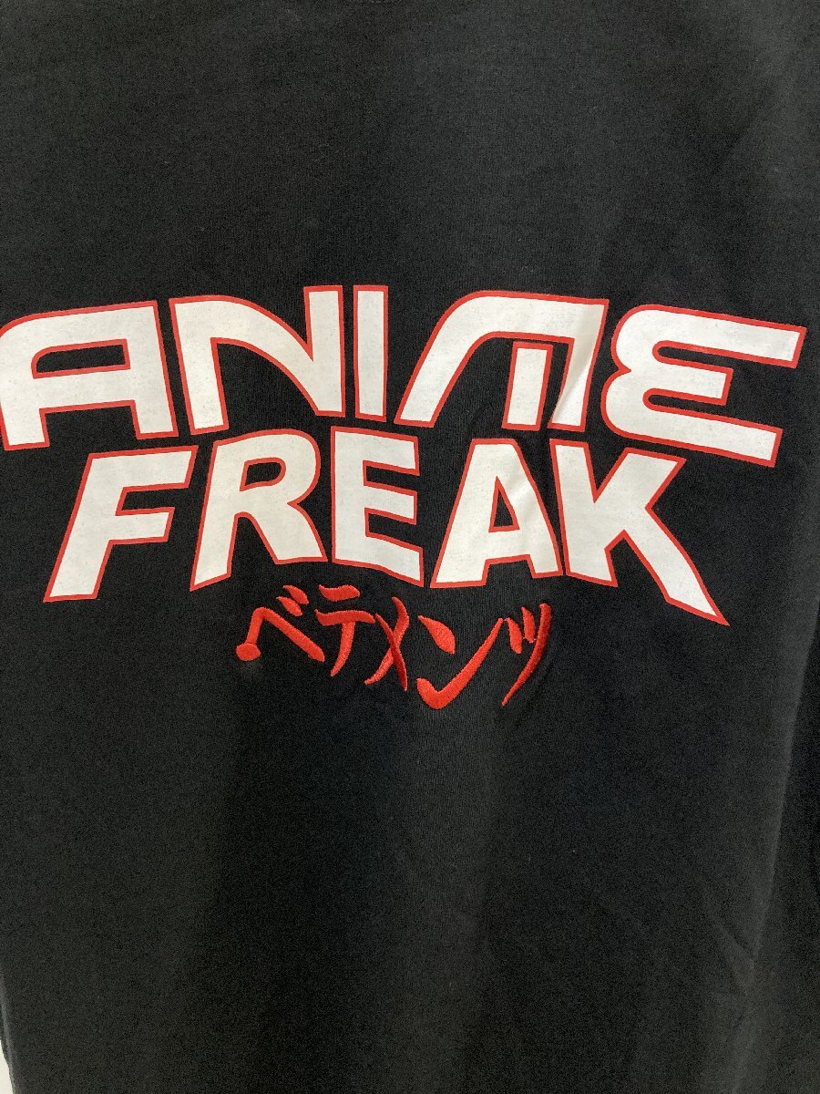 VETEMENTS ヴェトモン Anime Freak T-SHIRT 半袖 Tシャツ ブラック M 中古 TN 1_画像2