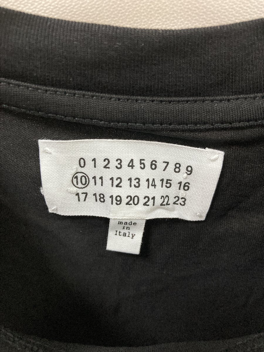 Maison Margiela メゾン マルジェラ REGULAR FIT Numbering Logo T-shirt 半袖 Tシャツ ブラック M 中古 TN 1_画像3