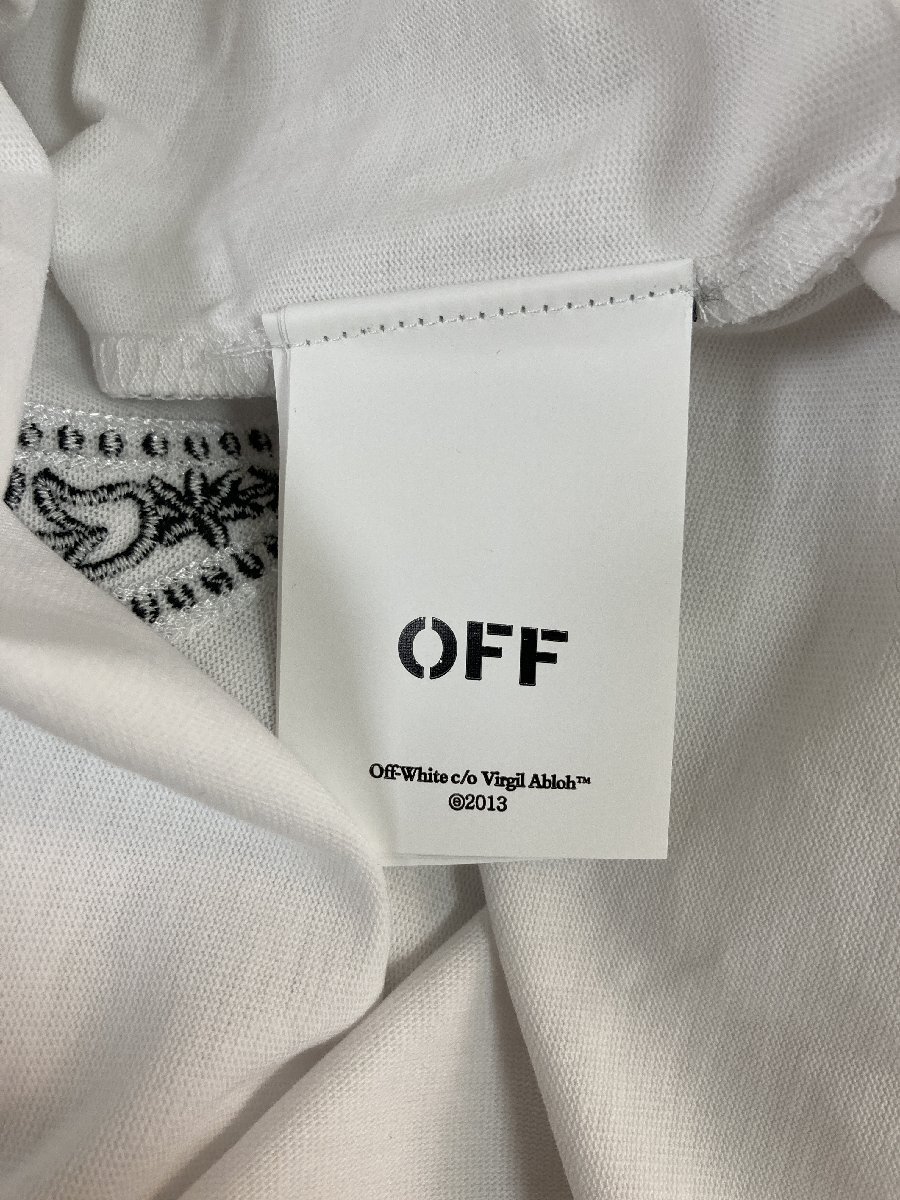 OFF-WHITE Plants Bandana 半袖 Tシャツ ホワイト M 中古 TN 5_画像6