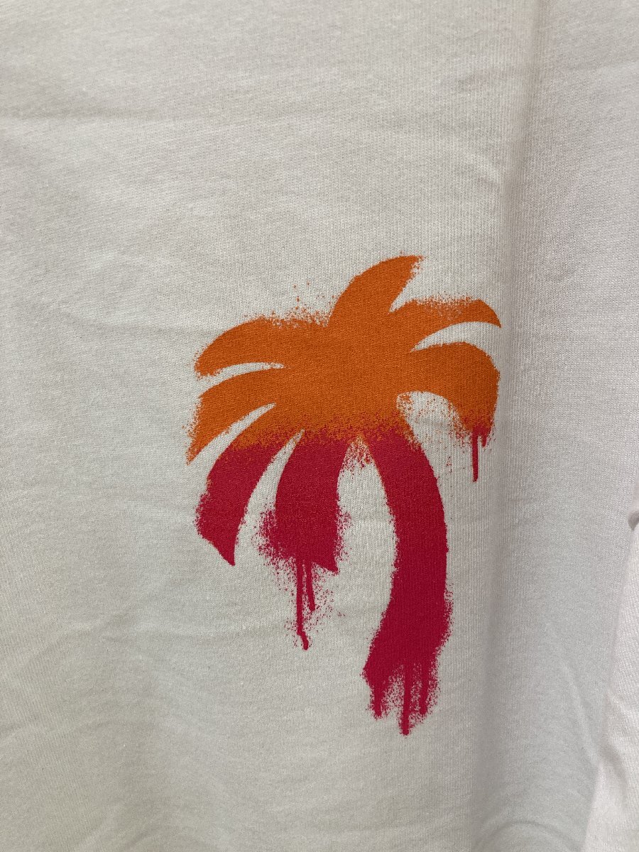 Palm Angels Script Logo Tee T-shirt 半袖 Tシャツ ホワイト M 中古 TN 7_画像2