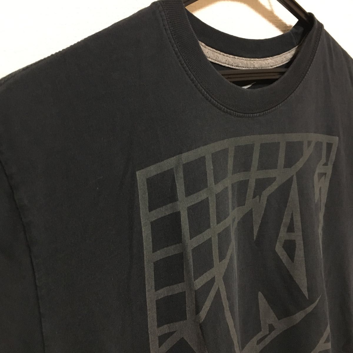 NIKE ナイキ　Tシャツ　ビックロゴ　USA アメリカ輸入　ビンテージ　L 黒 半袖