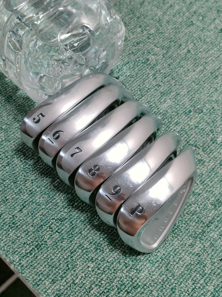 ONOFF PLUS FORGED 2009年 アイアンヘッド単品 5~Pw 6個セット 20240511 オノフ プラス　 _画像6