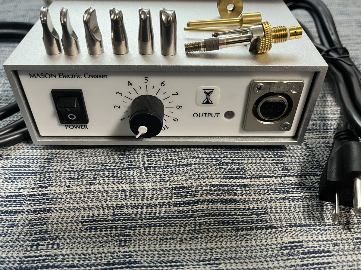 Yahoo!オークション - レザークラフト工具 Mason Lab 電気捻セット Yahoo!オークション - レザークラフト工具 Mason Lab 電気捻セット