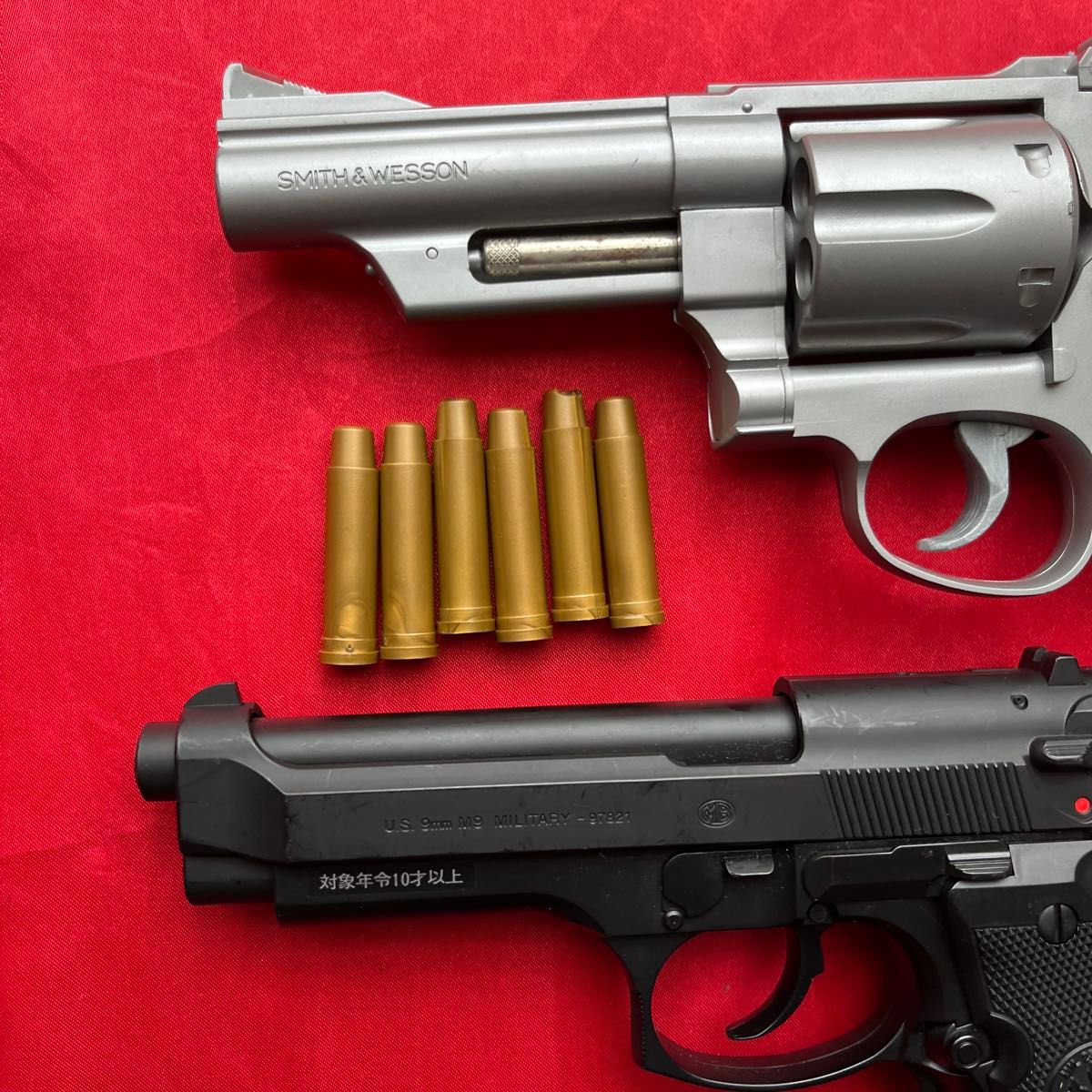 クラウン S&W M629 44マグナム 東京マルイ ベレッタM92 エアガン クラウン S&W M629 44マグナム 東京マルイ ベレッタM92 エアガン