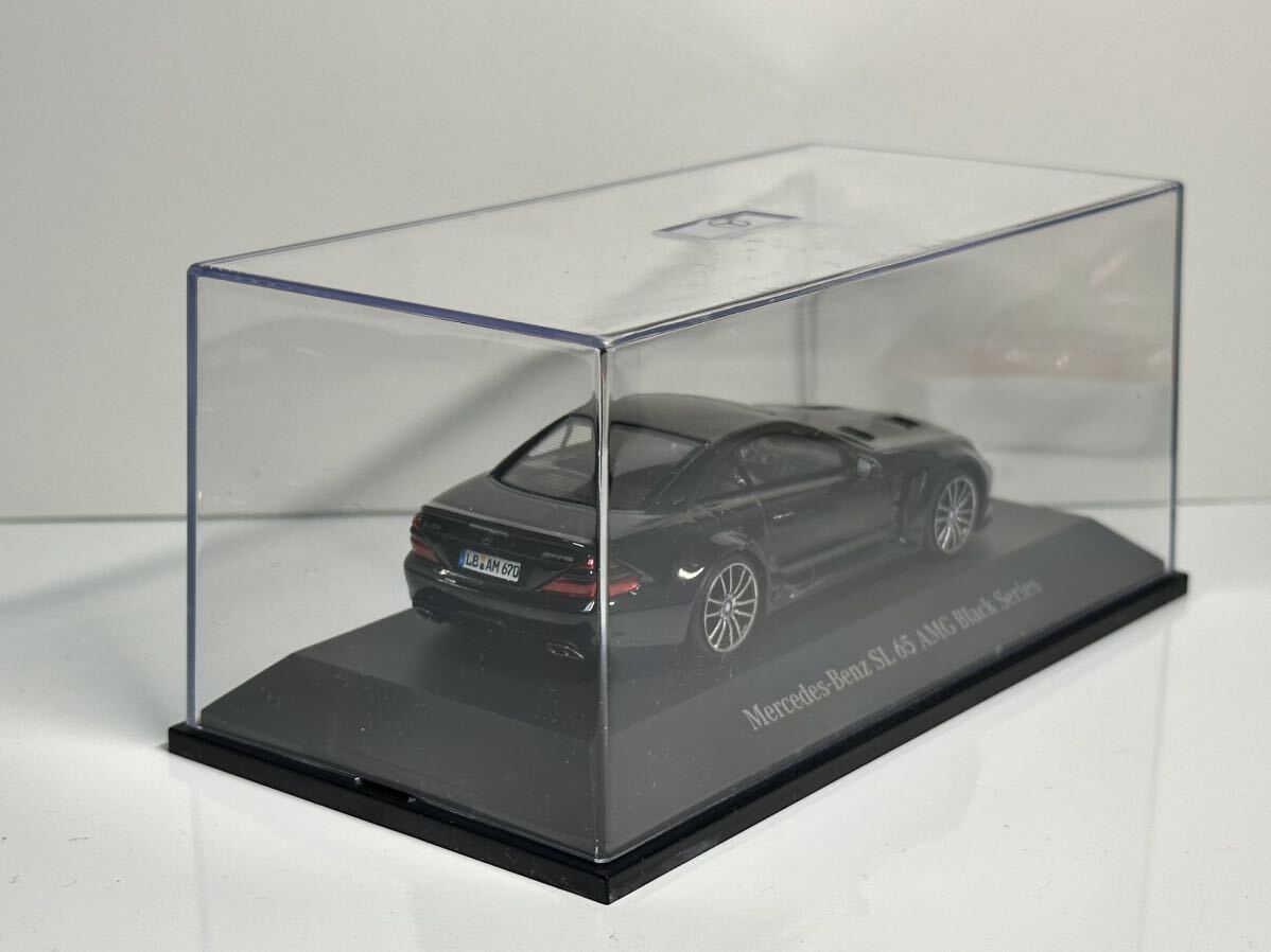 Minichamps 1/43 メルセデスベンツ SL 65 AMG ブラックシリーズ ミニチャンプス ディーラー純正箱の画像8