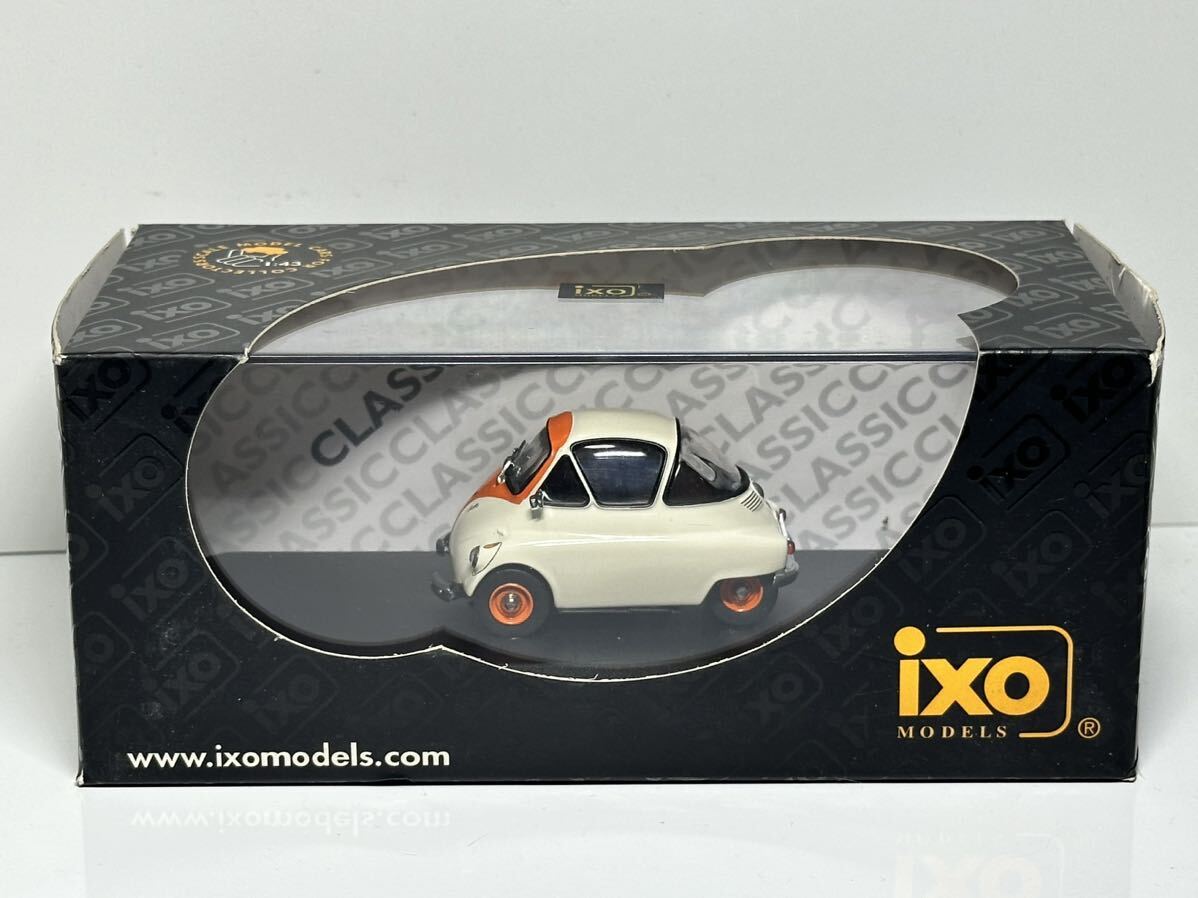 iXO 1/43 ISO イセッタ 2トーン ホワイト＆オレンジ 1953 BMW イクソ の画像2