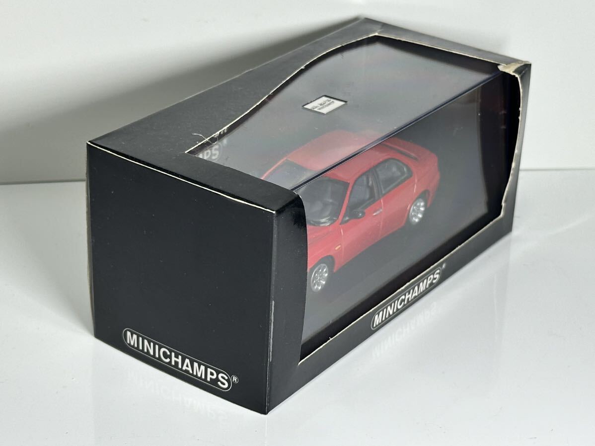 Minichamps 1/43 アルファロメオ 156 1997 ツインスパーク ミニチャンプス 赤 ミニカーの画像9