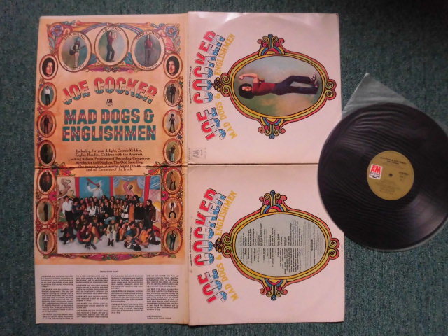 ジョー・コッカ―/マッド・ドッグス・アンド・イングリッシュメン　オリジナル・サントラ2LP、スワンプ名盤！　1971年国内初回盤_外側