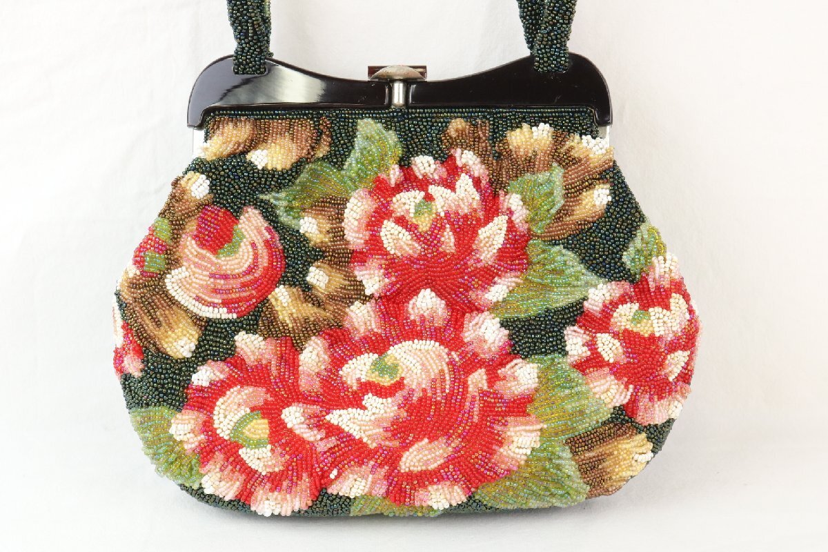  gorgeous total beads bag .. boast of . pattern bulrush . kimono small articles handbag kimono bag *....*