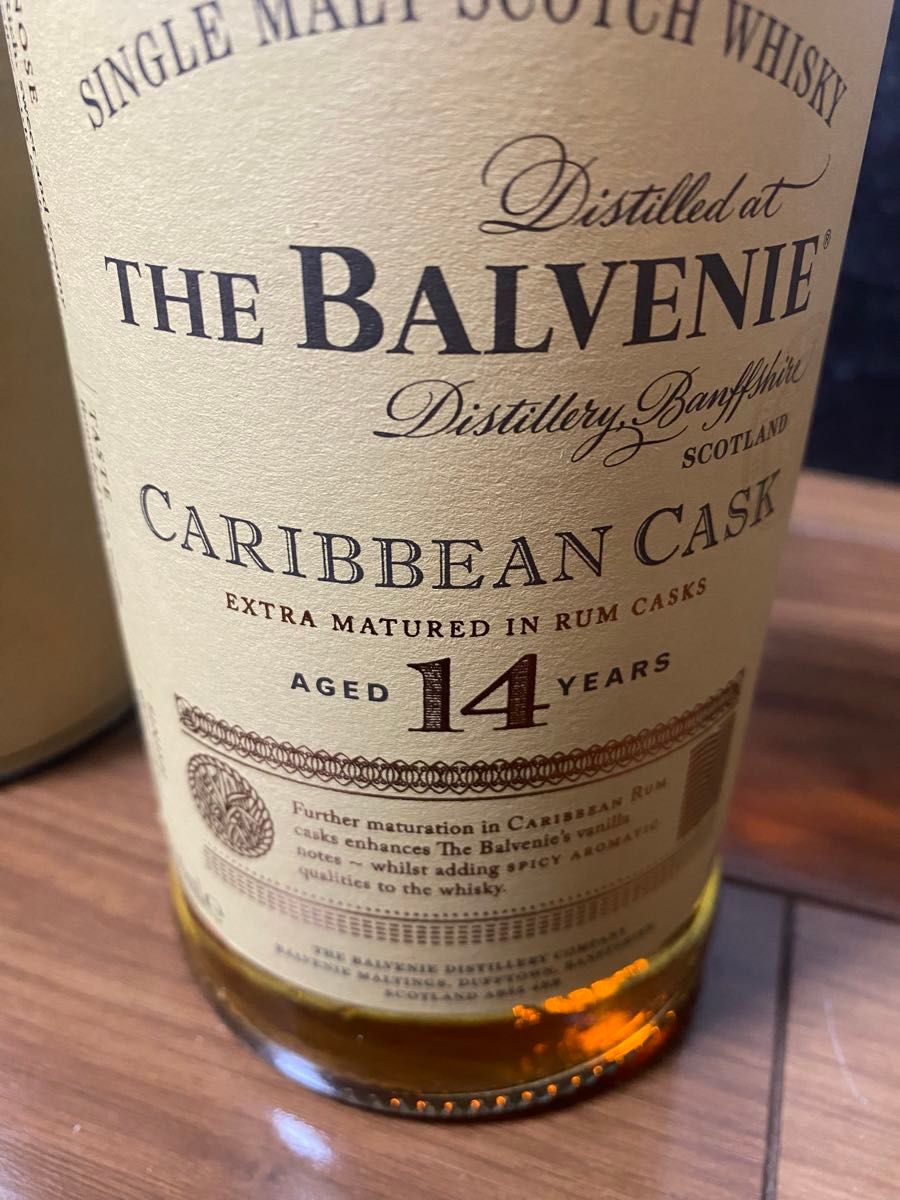 バルヴェニー 14年 カリビアンカスク  700ml BALVENIE スコッチ ウイスキー