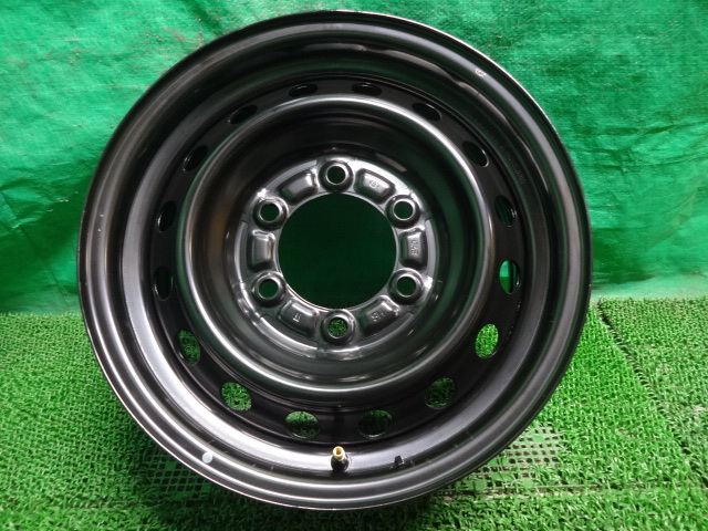 トヨタ純正200ハイエース●15×6J +35 6H PCD139.7 鉄ちん 鉄ホイール 中古スチールホイール4本●ユ98_1本目