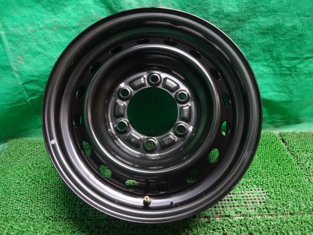 トヨタ純正200ハイエース●15×6J +35 6H PCD139.7 鉄ちん 鉄ホイール 中古スチールホイール4本●ユ98_3本目