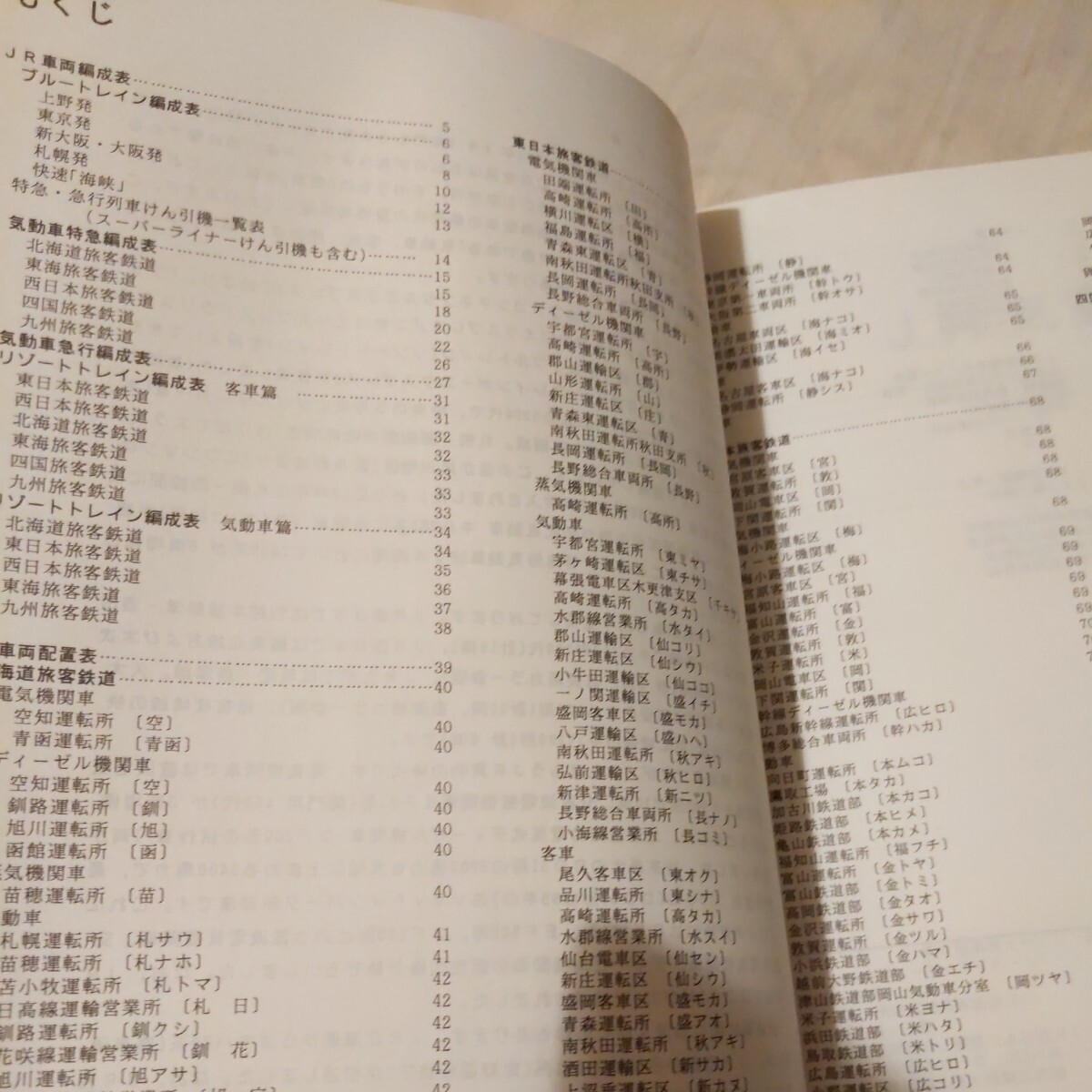 激安直営店 JR気動車客車編成表93年版』4点送料無料鉄道関係多数出品ブルー 鉄道一般
