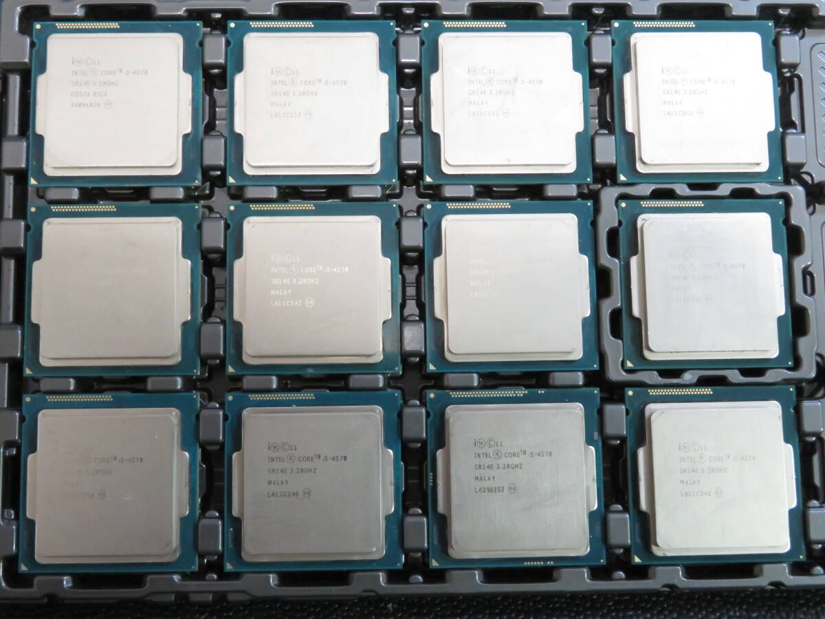 Intel Core i5-4570　3.20GHz LGA1150　中古品 12個セット(2)_画像1