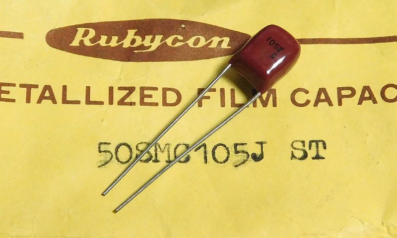 Rubycon 50SMC105J メタライズド・フィルムコンデンサ (50V/1μF) [10個組]【管理:SA328】_画像1