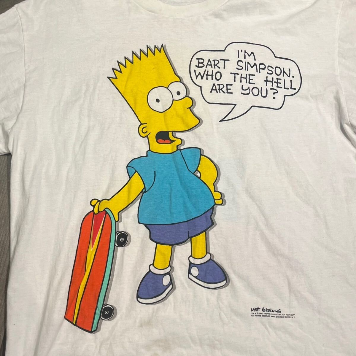 The Simpsons ザシンプソンズ キャラクターTシャツ/キャラT/USED/古着_画像2