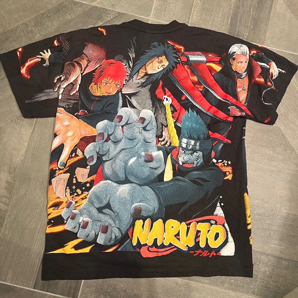 NARUTO ナルト 暁Tシャツ/アニメT/USED/古着_画像6