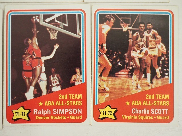 ABA 1972-73 Topps 10枚 #249-#258 ABA ALLSTARS BASKETBALL トップスカード バスケットボール 246aの画像6